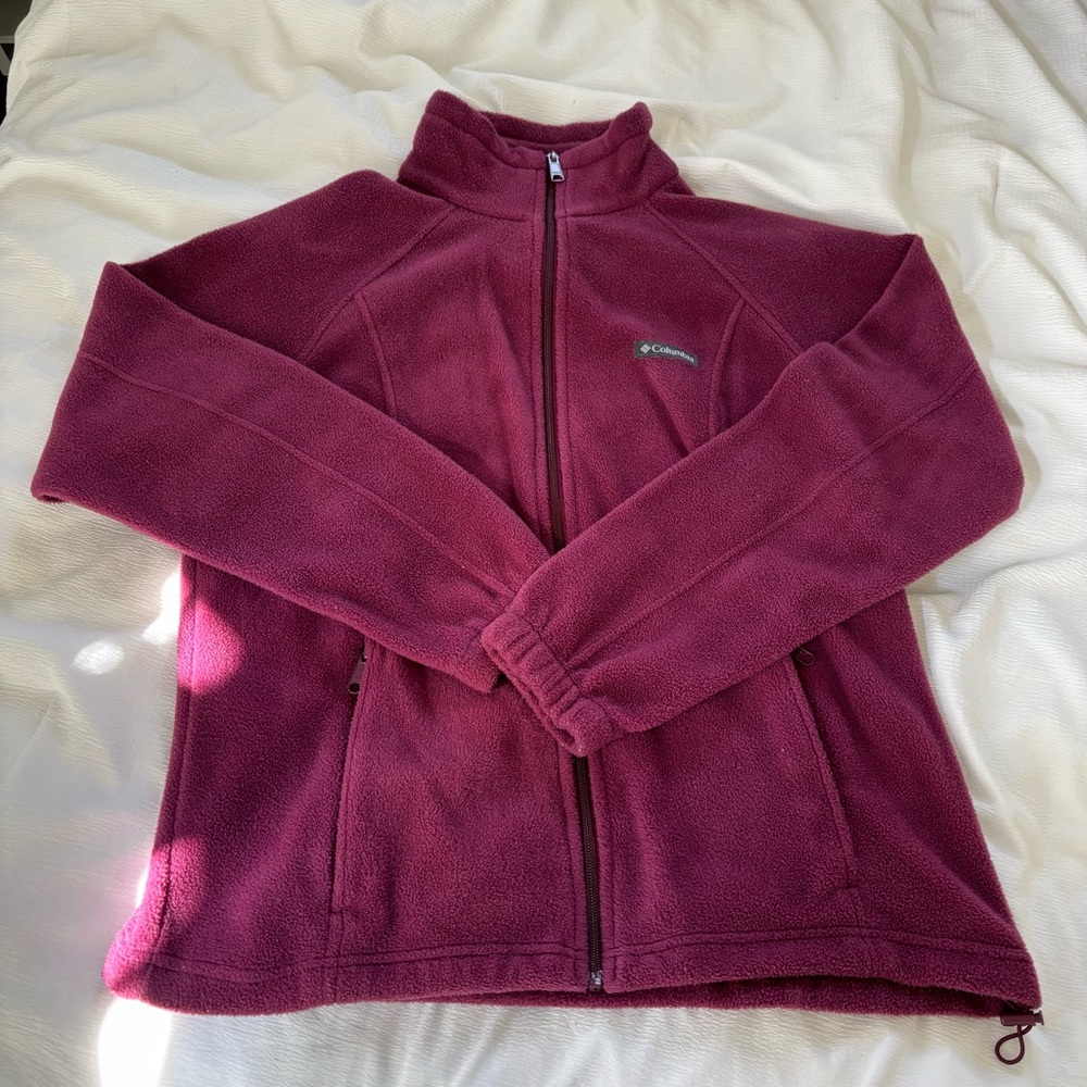 Columbia Red Fleece Jacket